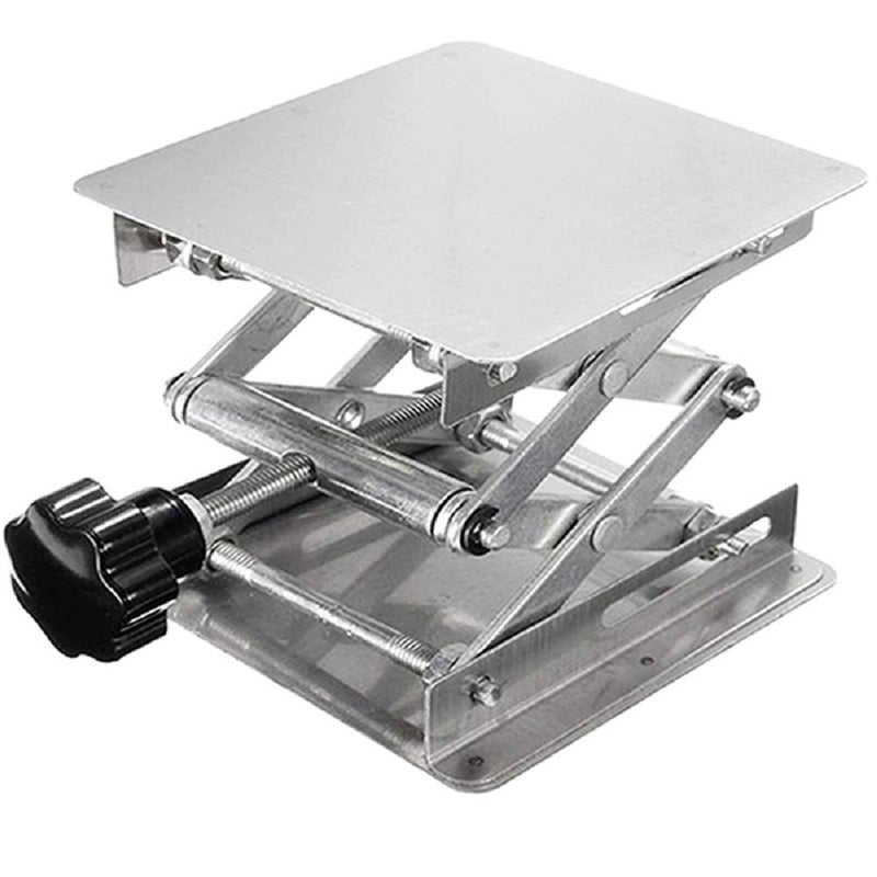 SUCOHANS Stainless Steel Lab Jack Lift Stand Table Scissor Stand Platform (6" x 6") - Image 5